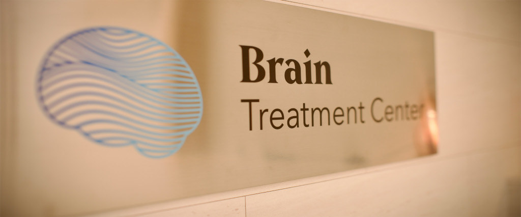 Brain Treatment Center sign on the wall